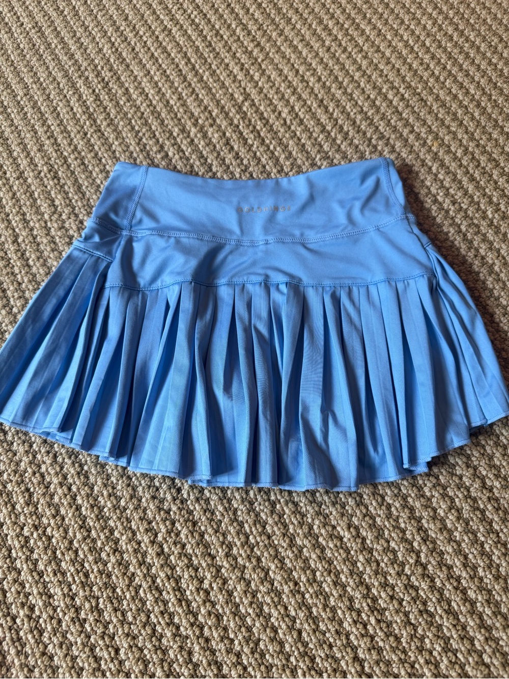 Goldhinge Light Blue Pleated skirt. XS - Picture 3 of 5